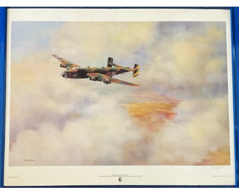 K. B. Hancock Hand signed 31X24 Colour Print Titled 'Friday the 13th'. limited edition print by Fine Art Guild Print Shows a 