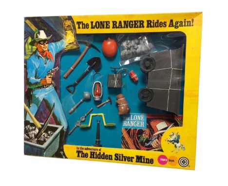 Marx Toys Lone Ranger Rides again adventure The Hidden Silver Mine (x5), plus The Secret Corral &amp; The Gun Runners Disguis