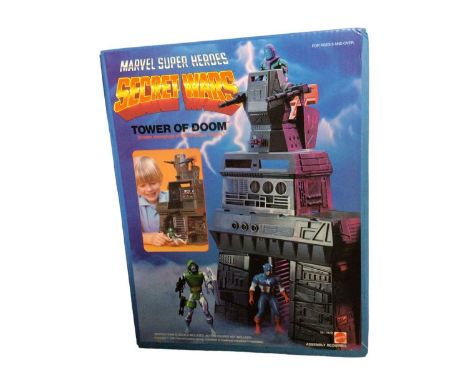 Mattel (1984) Marvel Super Heroes Secret Wars Playset Tower of Doom (Sinsister strongold of Marvel Super Villains), boxed (tw
