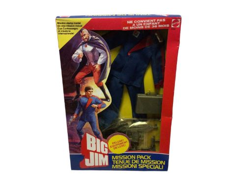 Mattel Big Jim Mission Pack Headquarters Commander No.9394, plus Adventure Sets Astronaut No.7146, Headquarters Guard No.7148