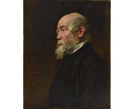 Sir George Reid (Scottish 1841 - 1913)Portrait of an Elderly Gentlemanmonogrammed, dated 1880, oil on canvas, 77cm x 61cm, un
