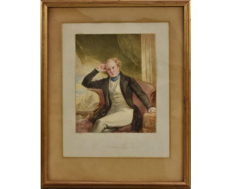English School (early 19th century)Portrait of Thomas Weatherley Phipson QC, three-quarter length, wearing black frock coat, 