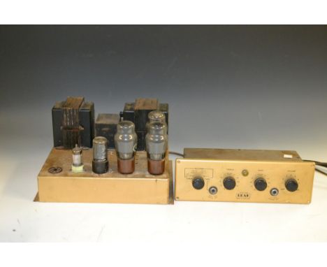 H. J, Leak & Co. Ltd, London, UK, TL/10 "Point One" monoblock valve power amplifier and matching "Point One" mono valve pre-a