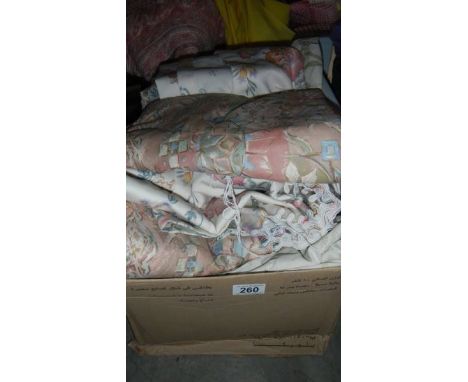 A quantity of curtains.