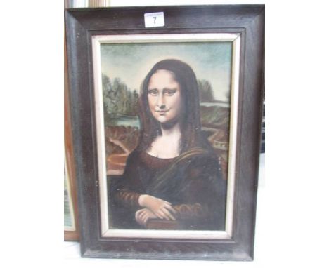 An early oak framed portrait of a lady (needs a clean), image 41.5 x 27 cm, framed 54.5 x 39.5 cm.