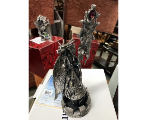 A Boxed Tudor Mint Myth &amp; Magic limited edition figure, 'The Defender', 629/2500.