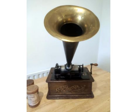 An Edison standard phonograph in good working order.