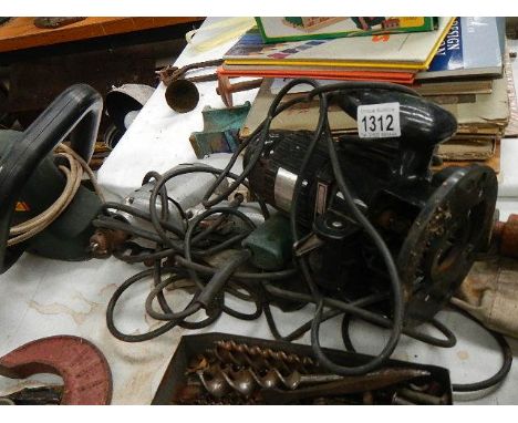 A quantity of electrical tools.