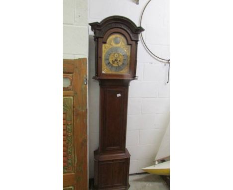 A mahogany 8 day Grandfather clock.