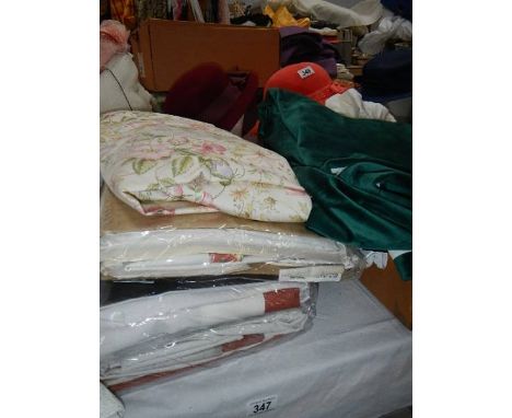 A quantity of new curtains.