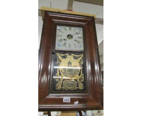 An American wall clock.