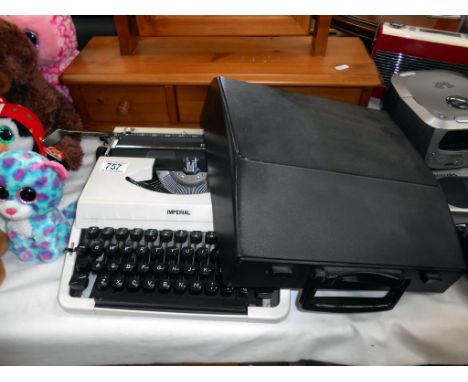 A vintage imperial good companion 203 typewriter