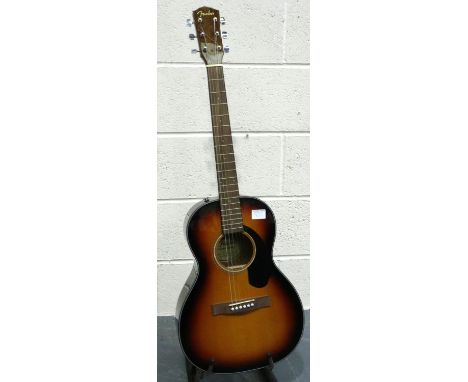Fender guitar model CP-60S Parlor/SB. P&amp;P Group 3 (£25+VAT for the first lot and £5+VAT for subsequent lots) 
