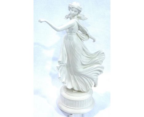 Wedgwood figurine, Dancing Hours, H: 26 cm. No cracks, chips or visible restoration. P&amp;P Group 2 (£18+VAT for the first l