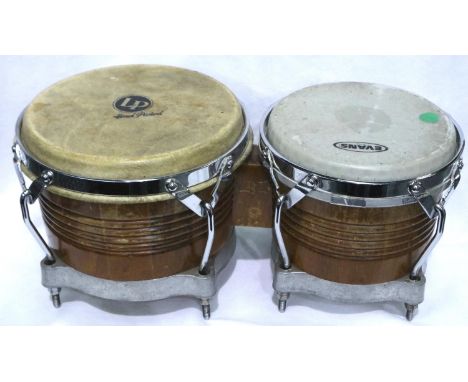 Set of musical Bongo drums. P&amp;P Group 3 (£25+VAT for the first lot and £5+VAT for subsequent lots) 
