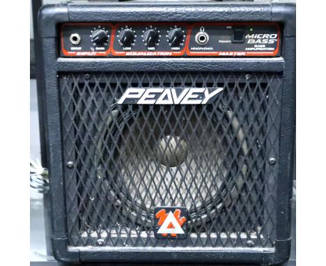 Peavey Micro Bass amplifier. All electrical items in this lot have been PAT tested for safety and have passed. This does not 