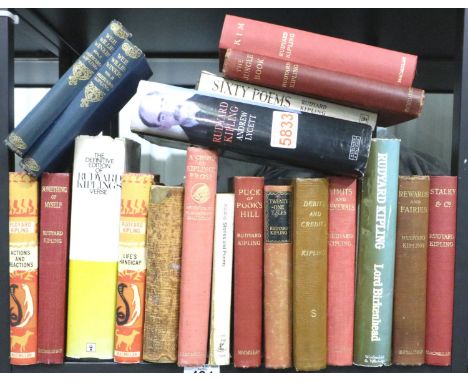 Collection of Rudyard Kipling books. P&amp;P Group 3 (£25+VAT for the first lot and £5+VAT for subsequent lots) 