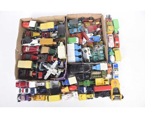 A mixed collection of various vintage diecast model carsIncluding a quantity of approximately sixty examples from Corgi, Matc