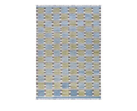 A Märta Måås-Fjetterström inspired flat weave carpet, of recent manufacture, 273 x 173cmIn unused condition with no marks, st