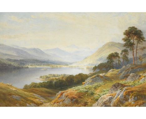 Harry Sutton Palmer RI (British, 1854-1933) View of Ullswatersigned 'H Sutton Palmer' (lower left)watercolour49 x 74cmProvena