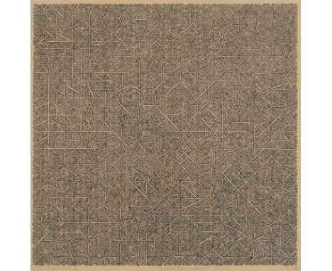 Glasmeier, RolfPewsum, 1945 - Gelsenkirchen, 2003Blattgröße: 20,7 x 20,7 cm, o. R."Überlappung 2", 1967. Serigraphie auf Papi