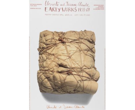 Christo, d.i. Christo JavacheffGabrowo/Bulgarien, 1935 - New York, 202084 x 59 cm, o. R."Christo and Jeanne-Claude - Early wo
