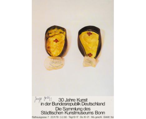 Beuys, JosephKleve, 1921 -  Düsseldorf, 198584 x 59 cm, R."30 Jahre Kunst in der Bundesrepublik Deutschland", 1980. Farboffse