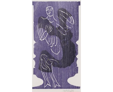 Grieshaber, HAPRot an der Rot, 1909 - Reutlingen, 1981je 28 x 15 cm, o. R.5 Bl.: "Weihnachtsaltärchen - ein Motiv", 1975. Hol