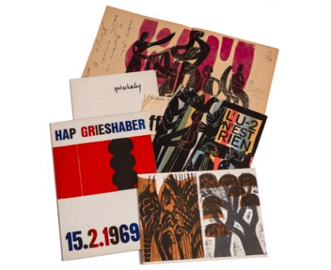 Grieshaber, HAPRot an der Rot, 1909 - Reutlingen, 1981Versch.2 Hefte: "Zum Kunstpreis der Jugend 1959 Kunsthalle Baden-Baden"