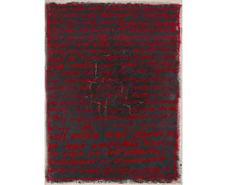 Poirier, Anne und PartickMarseille, 1942; Nantes, 194238 x 28 cm, R.Ohne Titel, 1986. Tempera auf Bütten. In Tusche unten sig
