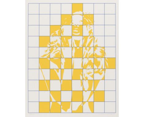 Berges, WernerCloppenburg, 1941 - Schallstadt, 2017Blattgröße: 70 x 50 cm, o. R.Hälfte, 1972. Farbserigraphie auf festem Papi