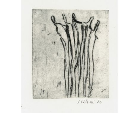 Valova, JitkaKladno, 1922 - Kladno, 2011Versch., o. R."Vztahy", 1980. Folge von sechs Radierungen auf Bütten. Alle in Bleisti