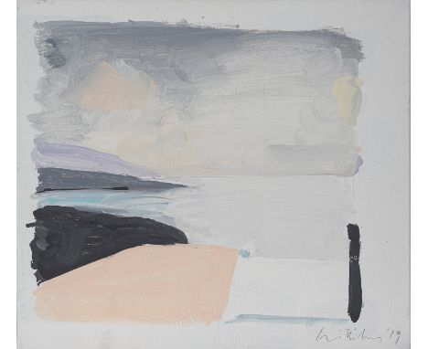 Willikens, BenLeipzig, geboren 193945 x 50 cm, o. R."Raum 1411", 2019. Acryl auf Leinwand. In Bleistift unten rechts signiert