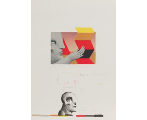Antes, HorstHeppenheim, 1936Versch., o. R.2 Bl.: ohne Titel, 1977. Farblithografie auf Bütten. Beide in Bleistift signiert un
