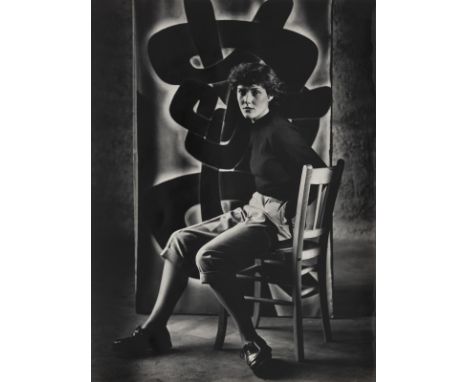 Steinert, OttoSaarbrücken, 1915 - Essen, 197840,6 x 30 cm, o. R."Portrait Monica Dietz", 1950. Silbergelatineabzug auf Fotopa