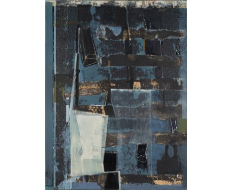 Siber, WilliEberhardzell, geboren 194980 x 60 cm, R.Ohne Titel, 1996. Mischtechnik auf Karton, auf Holz aufgelegt. In Bleisti