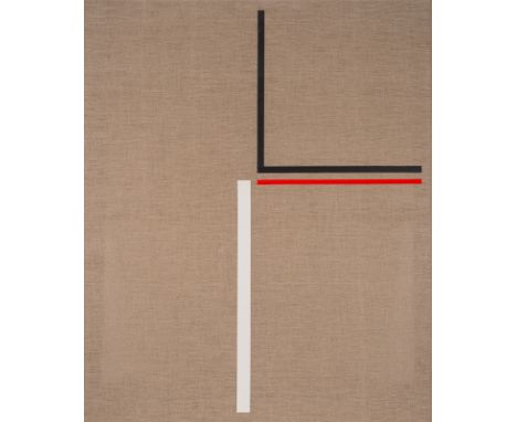 Gruchot, HeinzBreslau, 1918 - München, 1994111 x 91,5 cm, R.Ohne Titel, 1984. Acryl auf Leinwand. In Faserstift rückseitig au