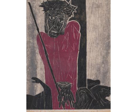 Müller-Landau, RolfKayingchow/Südchina, 1903 - 195653 x 40 cm, R."Er war so verachtet, daß man das Angesicht vor ihm verbarg"