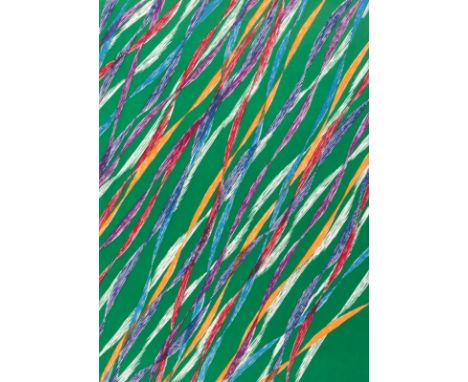 Dorazio, PieroRom, 1927 - Perugia, 200570 x 50 cm, o. R:Ohne Titel, 1998. Farbserigraphie auf Papier. In Bleistift unten rech