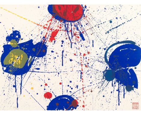 Francis, SamSan Mateo/Kalifornien, 1923 - Santa Monica, 199450 x 65,5 cm, o. R."The upper red", 1963/1964. Farblithografie au