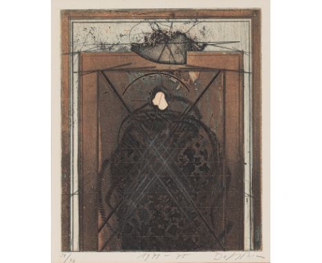 Dahmen, Karl FredStolberg/Rheinland, 1917 - Preinersdorf/Chiemsee, 198124,8 x 20,5 cm, R.3 Bl., Ohne Titel, 1971 - 1975. Farb