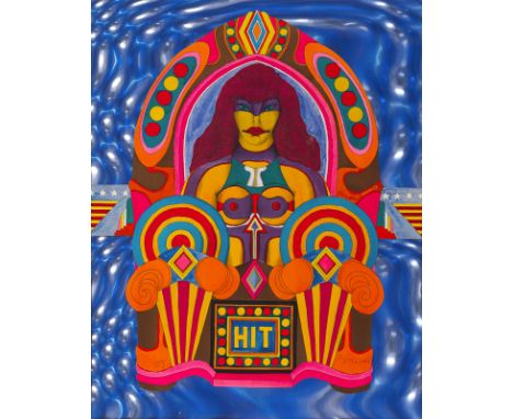 Lindner, RichardHamburg, 1901 - New York, 1978Blattgröße: 67 x 50,6 cm und 71 x 101 cm,o. R."Fun City",  1971. Folge von 14 F