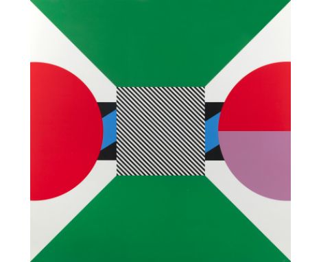 Sugai, KumiKobe, 1919 - 199688 x 88 cm, R.Festival. Farbserigraphie auf Karton. In Bleistift unten rechts signiert und unten 