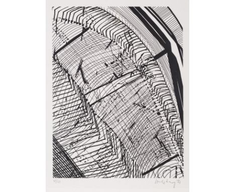 Sonderborg, d.i. Kurt R. HoffmannSonderborg, 1923 - Hamburg, 200850 x 37,5 cm, R.Ohne Titel, 1971. Serigraphie auf Papier. In