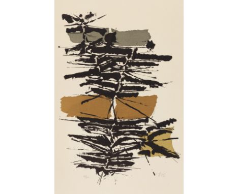 Trier, HannDüsseldorf, 1915 - Castiglione della Pescaia, 1999Blattgröße: 90 x 62,5 cm, o. R.Ohne Titel, 1961. Farblithografie