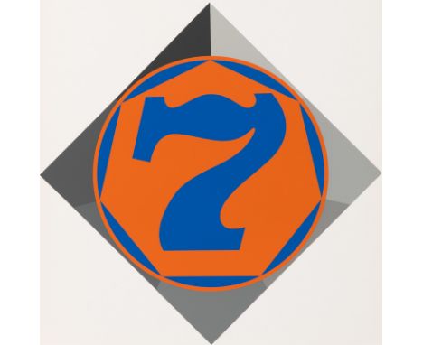 Domberger Siebdruck-Kalender 1970Kalenderformat: 40 x 30 cmFolge von 12 Farbserigraphien auf leichtem Karton von Richard Anus
