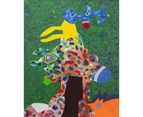 Alt, OtmarWernigerode, geboren 1940104 x 85 cm, R."Osterritt", 1972. Acryl auf Leinwand. In Acryl unten links signiert und da