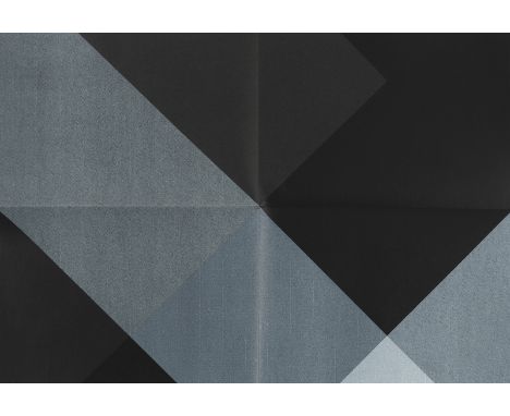 Glöckner, HermannCotta, 1889 - Berlin, 198742 x 60 cm, o. R.Ohne Titel, 1986/1987. Farbserigraphie auf schwarzem Papier. Rück