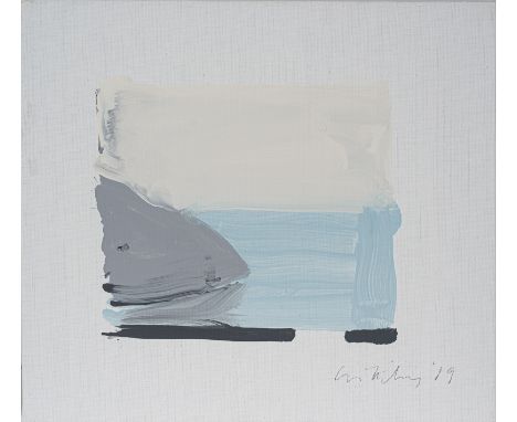Willikens, BenLeipzig, geboren 193945 x 50 cm, o. R."Raum 1428", 2019. Acryl auf Leinwand. In Bleistift unten rechts signiert