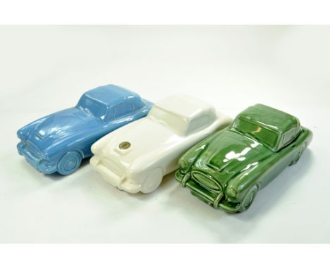 Trio of Ceramic, large - 1/8 scale Austin Healey issues.  Enhanced Condition Reports: We are more than happy to provide furth